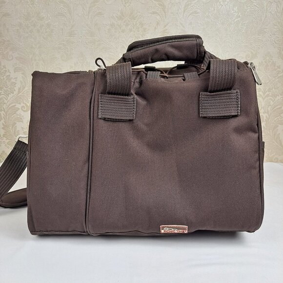 Picnic Time Moka Collection Picnic Cooler Tote with Food & Wine Compartments - Picture 15 of 16